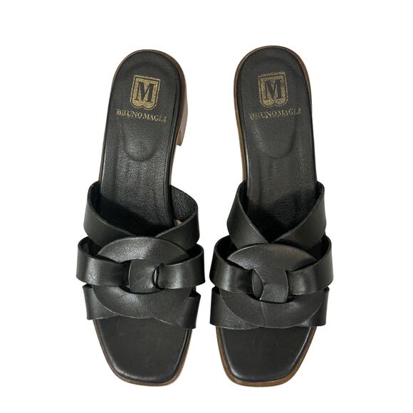 Bruno Magli Block Heel Sandals - Picture 3 of 9